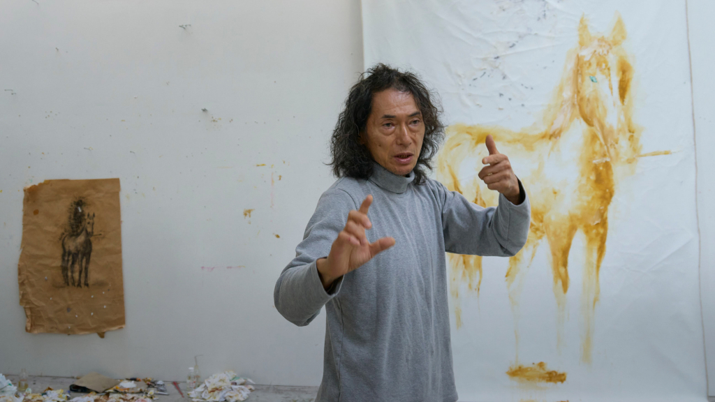 森の中 アフタヌーンティー 絵 木星人の絵たち 緑の星 舟又は樹 R5_10A2 by 小林敬生 | 現代アートの販売・通販